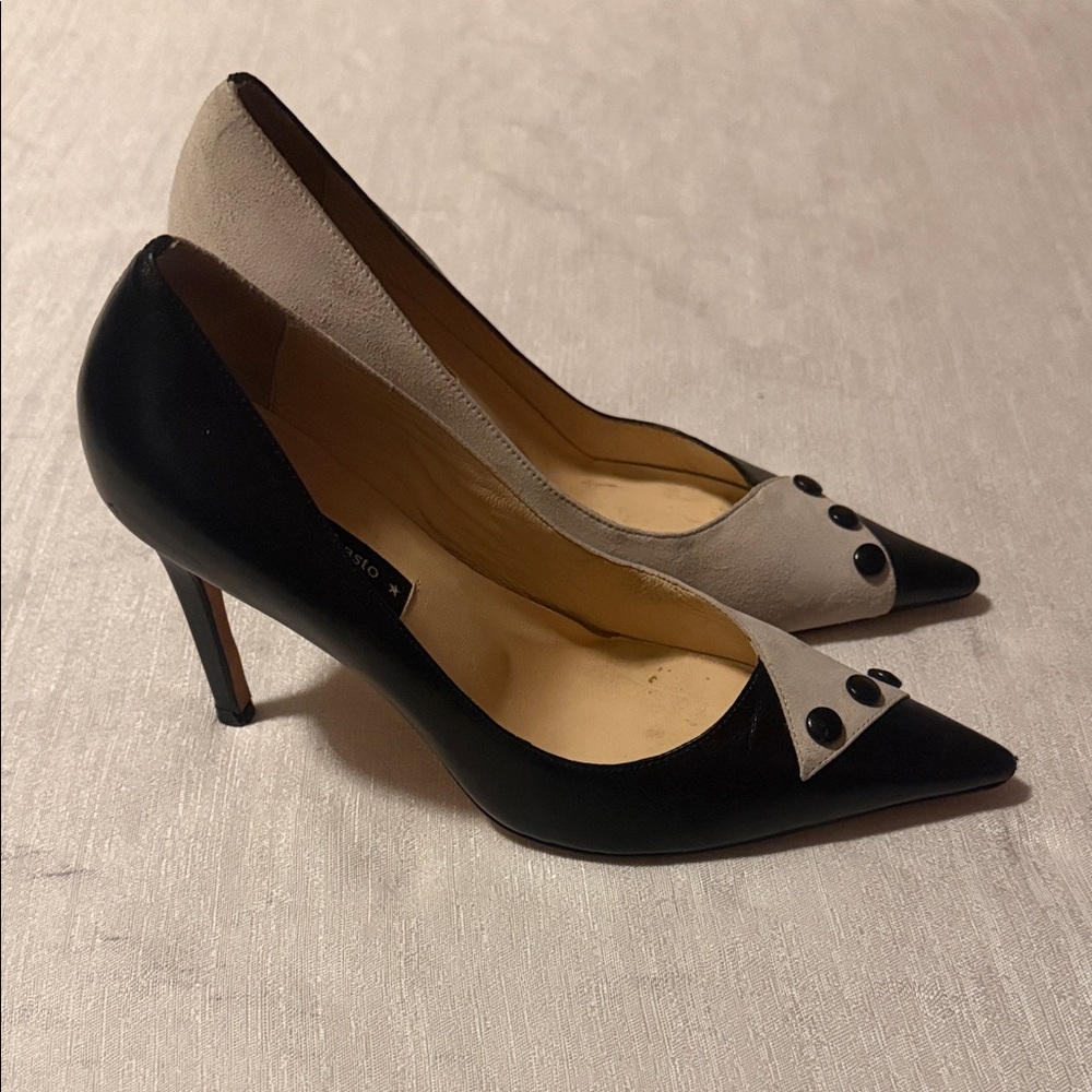 Constança Basto Black and Cream Women Shoes - Picture 4 of 7